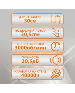 Купить Корпусной вентилятор Gembird D8025HM-3  в E-mobi