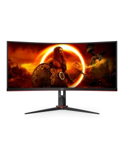 Купить 34" Монитор AOC CU34G2XP/BK черный 180Hz 3440x1440 VA  в E-mobi