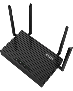Купить Роутер Wi-Fi Netis N6 AX1800 10/100/1000BASE-TX/4G ready, чёрный  в E-mobi