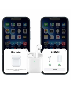 Купить Беспроводные наушники Hoco EW41 White (65468338)  в E-mobi
