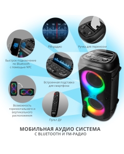 Купить Портативная колонка Sven SVEN PS-800 Black (SV-021511)  в E-mobi