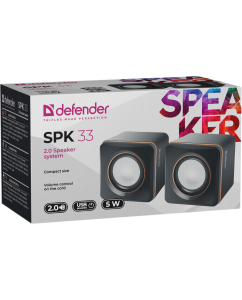 Купить Колонки компьютерные Defender SPK 33 Black (65633)  в E-mobi