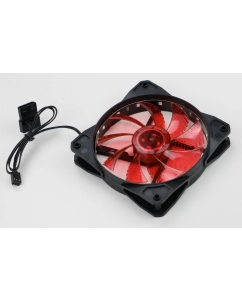Купить Вентилятор Digma DFAN-LED-RED 3-pin, 4-pinMolex24dB, 160gr, LED, Ret  в E-mobi