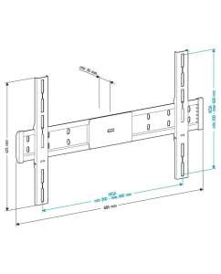 Купить Кронштейн для телевизора Holder LCD-F6608 Black  в E-mobi
