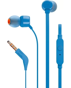 Купить Наушники JBL T110 синие  в E-mobi