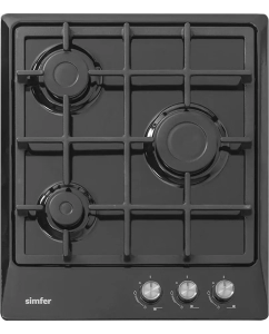 Купить Встраиваемая варочная панель газовая Simfer H45V30B416 черный  в E-mobi