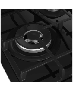 Купить Встраиваемая варочная панель газовая Hotpoint HG 62FD черный  в E-mobi