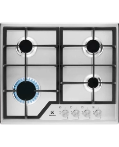 Купить Встраиваемая варочная панель газовая Electrolux KGS6426SX серебристый в E-mobi