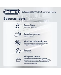 Купить Встраиваемая посудомоечная посуда Delonghi DDWI 490 AMEDEO  в E-mobi