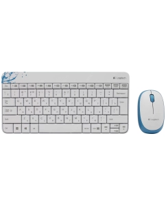 Купить Комплект клавиатура и мышь Logitech MK240 Wireless Combo White (920-005791) в E-mobi