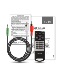 Купить Колонки компьютерные Ginzzu GM-425 Black  в E-mobi