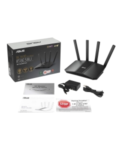 Купить Wi-Fi роутер ASUS RT-BE58U BE3600 (90IG0910-MO3C00)  в E-mobi