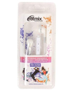 Купить Наушники Ritmix RH-112M White  в E-mobi