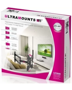 Купить Кронштейн для телевизора Ultramounts UM 900 Black  в E-mobi