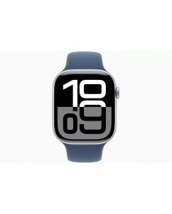 Купить Часы Apple Watch Series 10 Aluminium Silver 46mm GPS Sport Band Denim S/M  в E-mobi