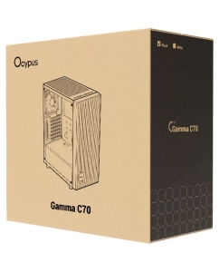 Купить Корпус компьютерный Ocypus Gamma C70 BK ARGB (Gamma-C70-BKG400XX-GL) черный  в E-mobi