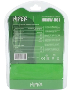 Купить Беспроводная игровая мышь HIPER HOMW-061 черный  в E-mobi