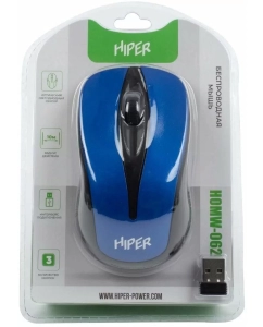 Купить Беспроводная игровая мышь HIPER HOMW-062 синий  в E-mobi