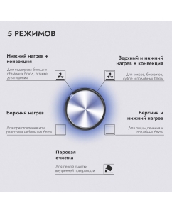 Купить Встраиваемый электрический духовой шкаф DELVENTO V6EB56088 черный  в E-mobi