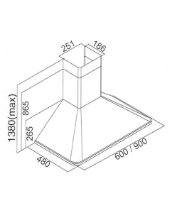 Купить Вытяжка настенная Kaiser A 9315 EM Eco черный  в E-mobi
