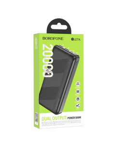 Купить Внешний аккумулятор Borofone BJ27A 20000 мА/ч для мобильных устройств, черный  в E-mobi
