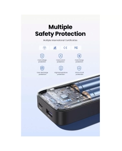 Купить Внешний аккумулятор UGREEN PB502 (25185) 10000mAh 30W с цифровым экраном, серый  в E-mobi