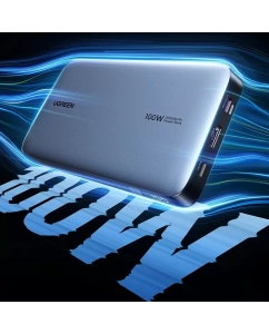 Купить Внешний аккумулятор UGREEN PB720, PD, 100W, 20000mAh. серый  в E-mobi
