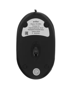 Купить Проводная мышь AceLine CM-408BU черный (CM-408BU)  в E-mobi