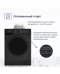 Купить Стиральная машина DELVENTO VBC720 черный  в E-mobi
