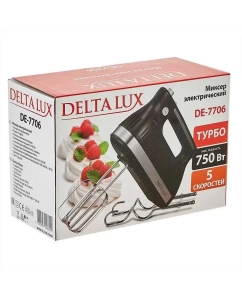 Купить Миксер DELTA DE-7706 черный  в E-mobi