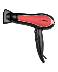 Купить Фен Supra PHS-2206L, 2200Вт, черный, красный в E-mobi