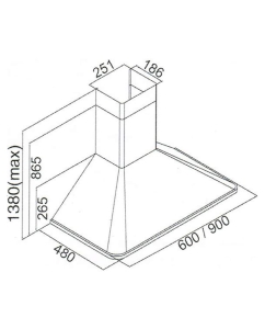 Купить Вытяжка настенная Kaiser A 6315 ElfEm Eco бежевый  в E-mobi