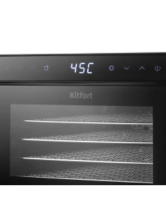 Купить Сушилка для овощей и фруктов Kitfort KT-4943 серебристый; черный  в E-mobi