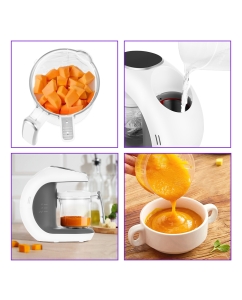 Купить Блендер-пароварка деткая Kitfort КТ-2322-1, белый  в E-mobi