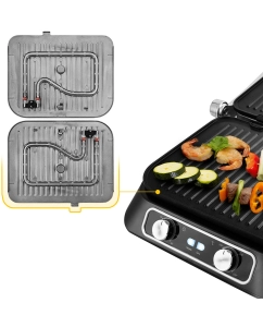 Купить Гриль Kitfort КТ-1652 серебристый  в E-mobi