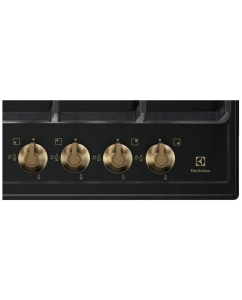 Купить Встраиваемая варочная панель газовая Electrolux EGH6343ROR черный  в E-mobi