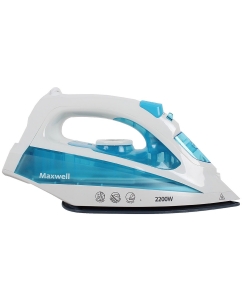 Купить Утюг Maxwell MW-3055 White/Cyan  в E-mobi