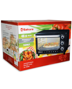 Купить Мини-печь Sakura SA-7002BP Black  в E-mobi
