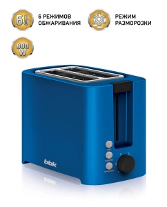 Купить Тостер BBK TR81M Blue  в E-mobi