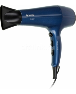 Купить Фен VITEK VT-8218 2200 Вт синий в E-mobi