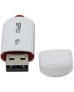 Купить Флешка Silicon Power LuxMini 320 16ГБ White (SP016GBUF2320V1W)  в E-mobi