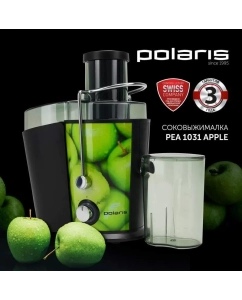 Купить Соковыжималка центробежная POLARIS PEA 1031 green/black  в E-mobi