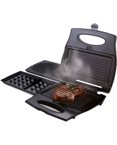 Купить Электровафельница Centek CT-1450 Black Silver/Black  в E-mobi