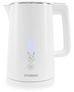 Купить Чайник электрический HYUNDAI HYK-S5508 1.5 л белый  в E-mobi