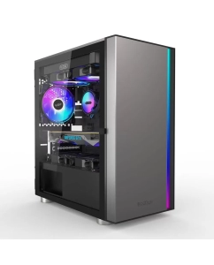 Купить Корпус компьютерный PCCooler LM300 ARGB BK (LM300 ARGB BK) черный  в E-mobi