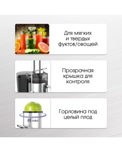 Купить Соковыжималка центробежная Zigmund &amp; Shtain EJ-756  в E-mobi