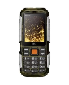 Купить Мобильный телефон BQ 2430 Tank Power Khaki/Silver в E-mobi