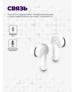 Купить Наушники Harper HB-527 White  в E-mobi