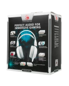 Купить Наушники A4TECH Bloody G300 черный, красный  в E-mobi