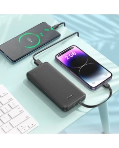 Купить Внешний аккумулятор HOCO J118 Speed, 10000mAh, чёрный  в E-mobi
